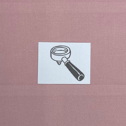 Bland Selv Stik FILTERHOLDER Sticky Stik enkelte KAFFE motiver