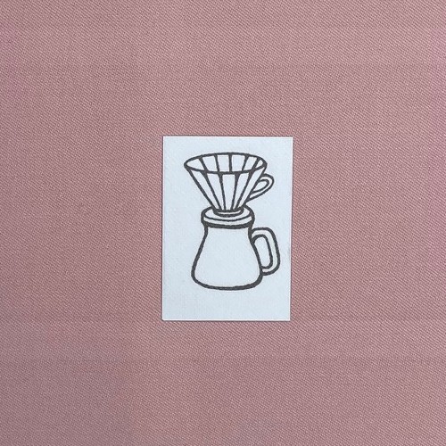 Bland Selv Stik FILTERTRAGT Sticky Stik enkelte KAFFE motiver