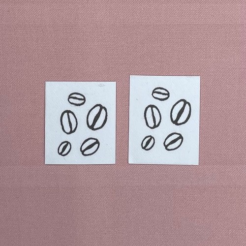 Bland Selv Stik KAFFEBØNNER Sticky Stik enkelte KAFFE motiver