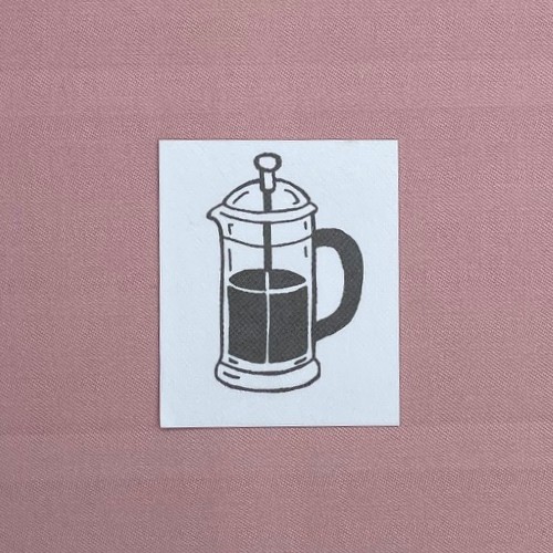Bland Selv Stik STEMPELKANDE Sticky Stik enkelte KAFFE motiver