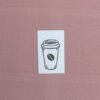 Bland Selv Stik TO-GO-KOP Sticky Stik enkelte KAFFE motiver