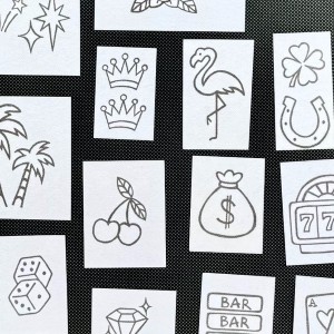 Sticky Stik enkelte CASINO motiver